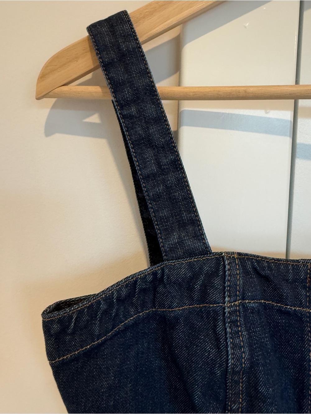 Madewell Denim Mini Dress with Front Buttons - Picture 4 of 9